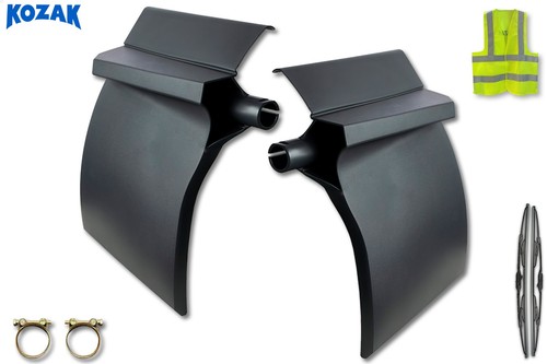 Polymer quarter fenders - quarter, set